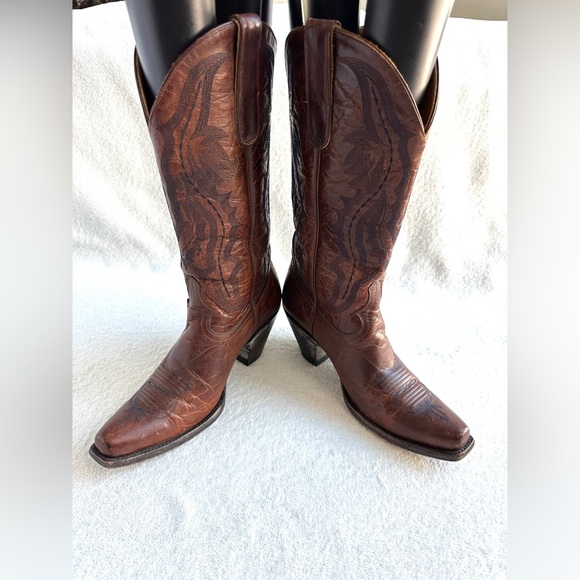 Old Gringo‎ Tall Snip Toe Cowboy Western Boots Womens 7.5 B - Picture 5 of 14